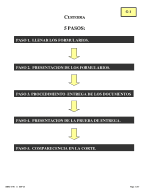 Formularios de Custodia