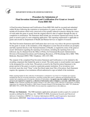 Final Invention Statement and Certification