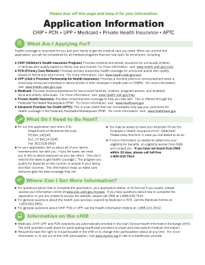 Utah Health Coverage Application