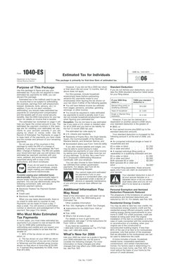 IRS Form 1040-ES