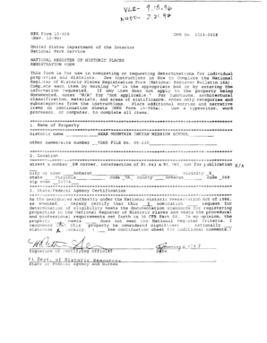 National Register of Historic Places Registration Form