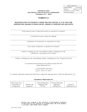 REGISTRATION STATEMENT UNDER THE SECURITIES ACT OF 1933 FOR - sec