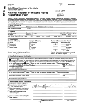 National Register of Historic Places Registration Form