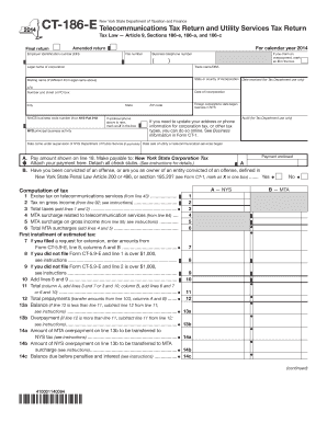 New York State Telecommunications Tax Return