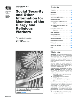 Publication 517 (2012)