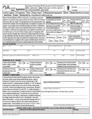 Florida Food Assistance Application