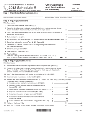 Illinois Schedule M Form
