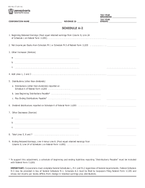 Connecticut Schedule A-2 and A-3 for Form 1120S