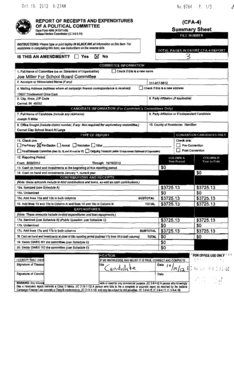 Indiana Political Committee Financial Report