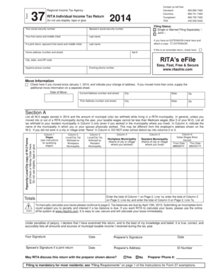 Ohio Individual Income Tax Return