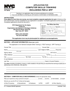 Computer Skills Training Application