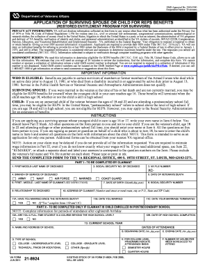 Application for REPS Benefits