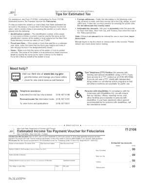 New York State Estimated Income Tax Payment Voucher
