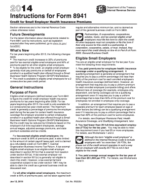 Instructions for Form 8941