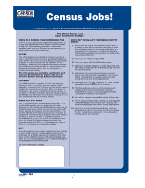 Census Employment Inquiry Form BC-170A