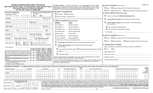 Retired Coverage Enrollment Application