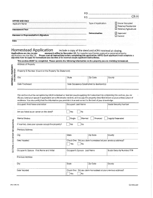 Minnesota Homestead Application