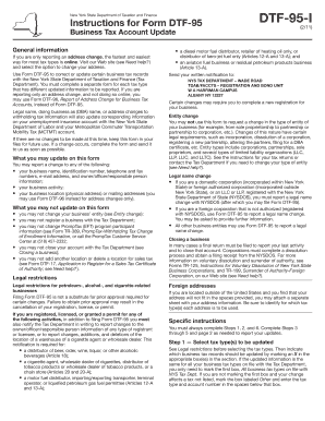 New York State Business Tax Account Update Form