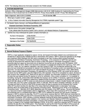 IRS Integrated Submission Remittance Processing System