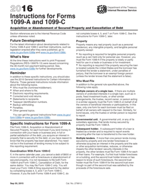 Instructions for Forms 1099-A and 1099-C