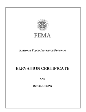 National Flood Insurance Program Elevation Certificate