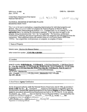 National Register of Historic Places Registration Form