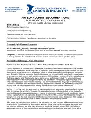 Minnesota Advisory Committee Comment Form