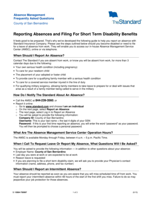 Leave Request for Extended Sick and Special Leave
