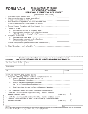 printable va form 119 edit fill out download form templates in form va 4 how to fill out