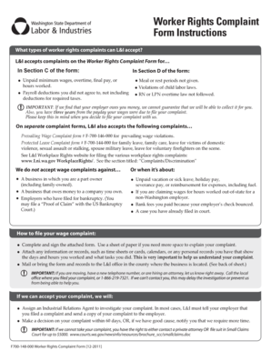 Worker Rights Complaint Form