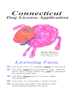 Connecticut Dog License Application