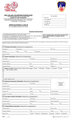 New York Fire Alarm Inspection Application