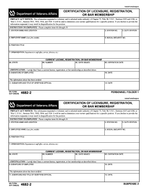Certification of Licensure, Registration, or Bar Membership