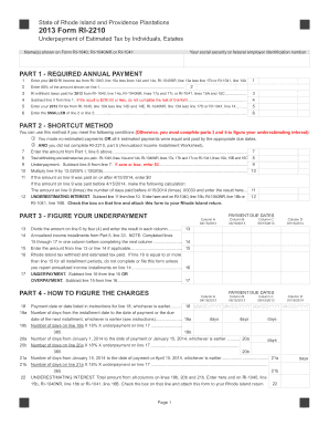 Rhode Island Form RI-2210