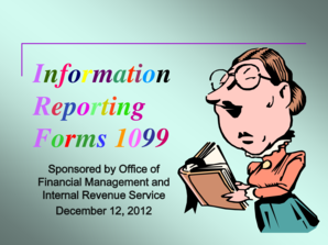 IRS Information Reporting Forms 1099