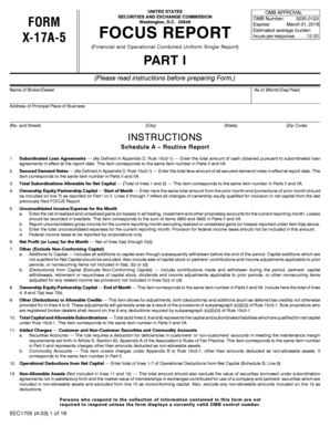 SEC FOCUS Report Form