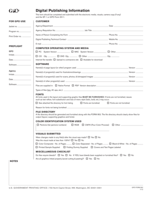 GPO Form 952