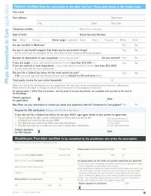 Pfizer Connection to Care Application