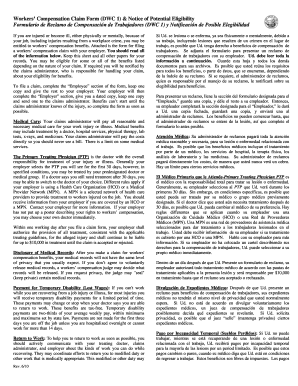 Workers’ Compensation Claim Form (DWC 1)