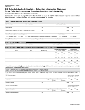 Michigan Offer in Compromise Form 5183
