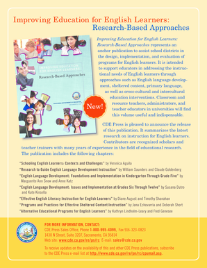 Improving Education for English Learners
