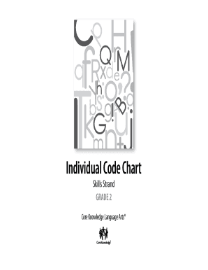 Ckla Individual Code Chart Grade 1 - Fill Online, Printable ...