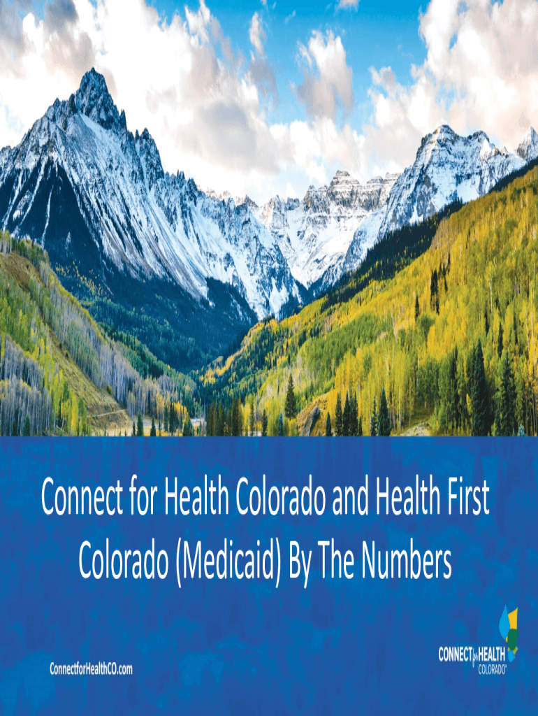 Fillable Online What is Health First Colorado (Colorado's Medicaid ...