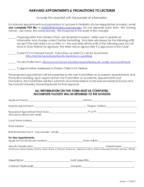 FAS Appointment and Promotion Handbook - Harvard University