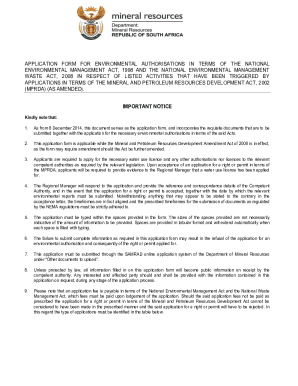 WASTE LICENCE APPLICATION PROCESS FOR ...