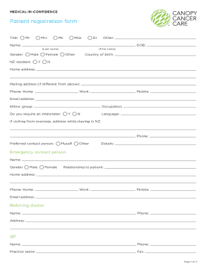 Fillable Online NEW PARISHIONER REGISTRATION FORM Fax Email Print ...