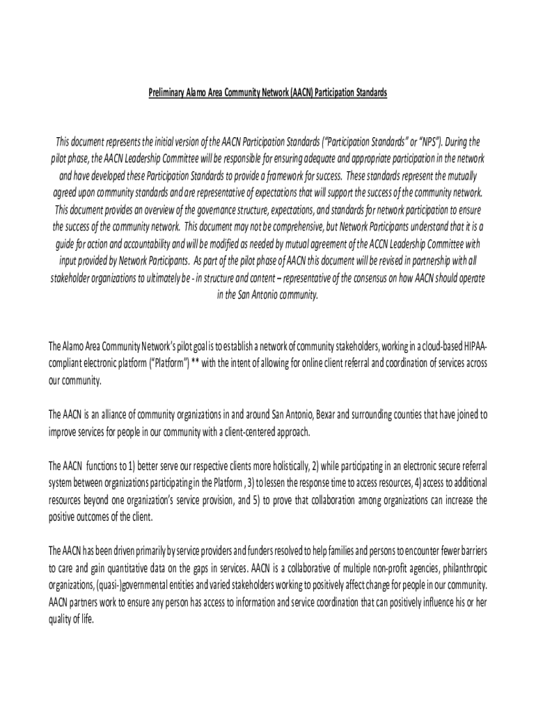 Fillable Online This document represents the initial version of the ...