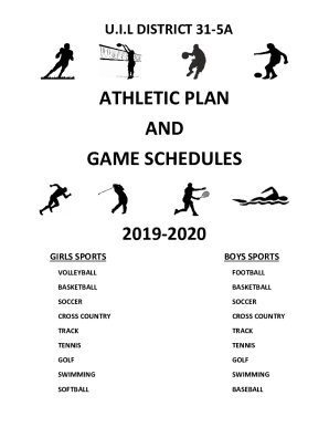 Fillable Online 5starassets blob core windows ATHLETIC PLAN AND GAME ...