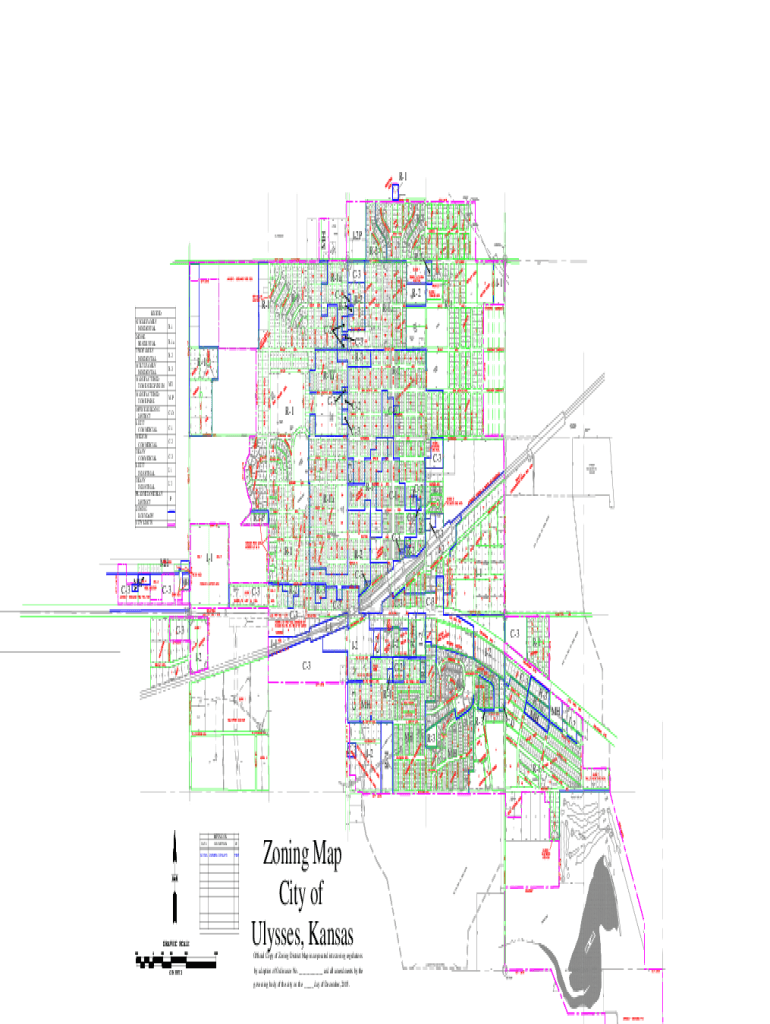 Fillable Online Zoning Map City of Ulysses, Kansas Fax Email Print