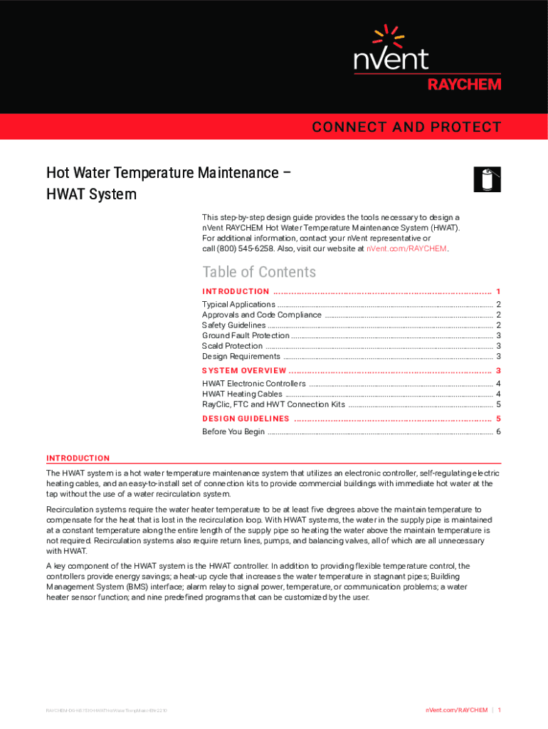 Fillable Online Heat Trace Type LT Domestic Hot Water Temperature Fax Email Print pdfFiller